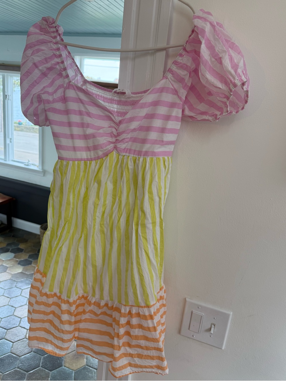 The Impeccable Pig Poolside Pep - Striped Multicolor Dress